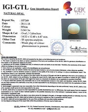 6.16 Ratti Natural fire Opal with Govt. Lab Certificate-(1221)